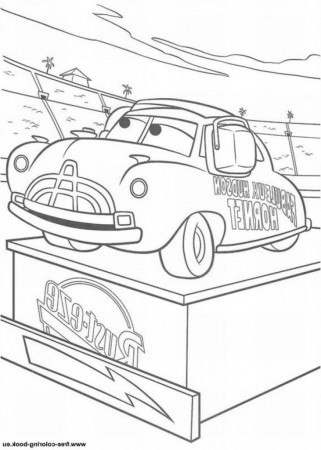 Disney Doc Hudson Character Cars Coloring Pages - Kids Colouring Pages