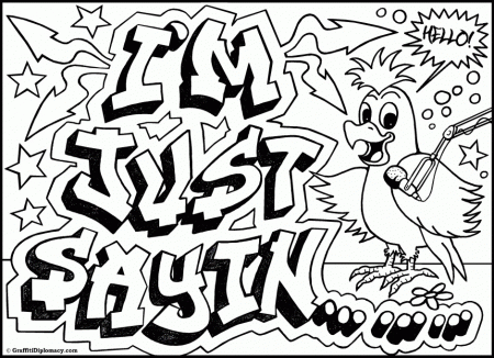 Graffiti Letters Coloring Pages Coloring Pages Amp Pictures 