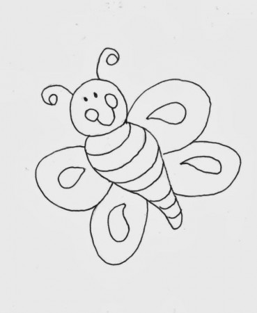 Free Printable Bee Coloring Page High Definition | ViolasGallery.
