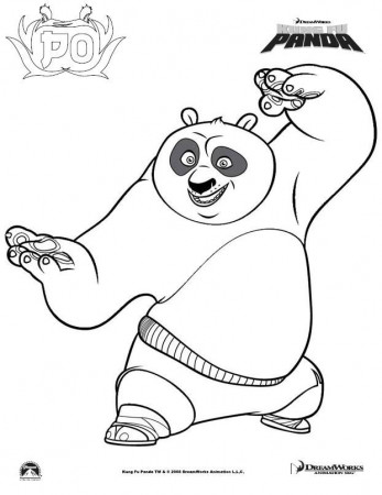 Panda Coloring Pages 3