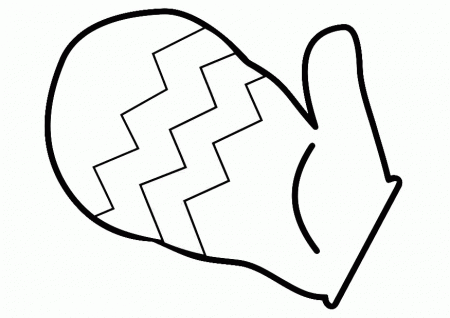 Mitten Coloring Page - Free Coloring Pages For KidsFree Coloring 