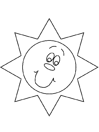 Sun Coloring Pages (3) | Coloring Kids