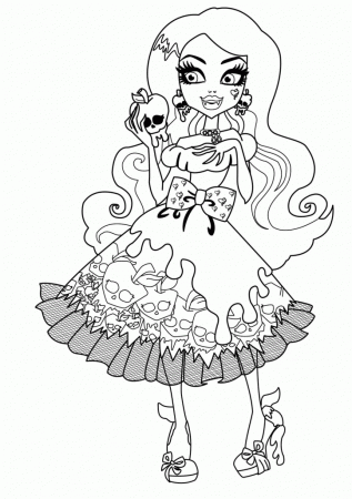 Best 100 Printable Monster High Coloring Pages for Kids | COLORING WS