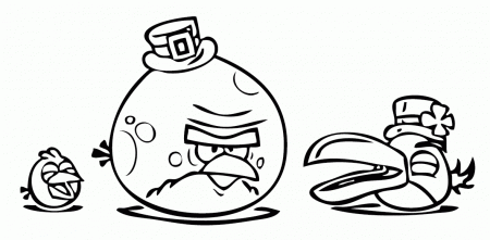angry bird face Colouring Pages