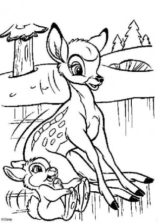 BAMBI coloring pages - Bambi 30