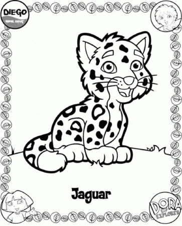 Jaguar Coloring Pages To Print | Printable Coloring Pages