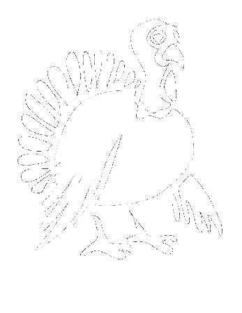 eps 4 turkey printable coloring in pages for kids - number 3887 online