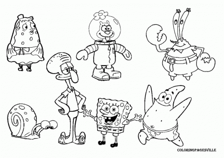 Inspirational Spongebob Coloring Pages Are Featuring Squarepants 