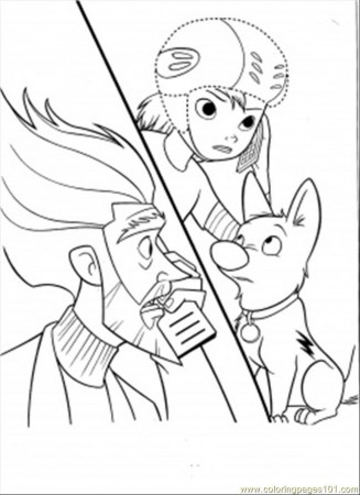 penny and bolt Colouring Pages
