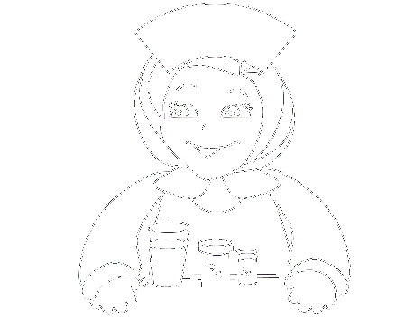 Printable Nurse Hat Coloring - Doctor Day Coloring Pages : iKids 