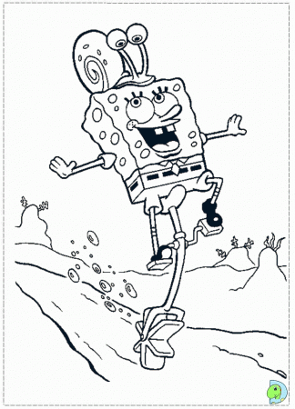 SPONGES Colouring Pages