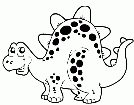 dinosaur coloring pages for toddlers : Printable Coloring Sheet 