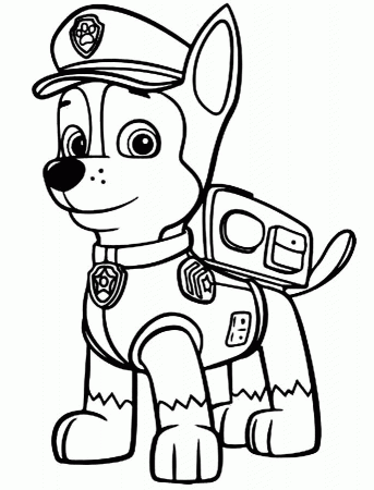 marshall from paw patrol Colouring Pages (page 2)