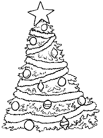 vector coloring page of black and white santa claus