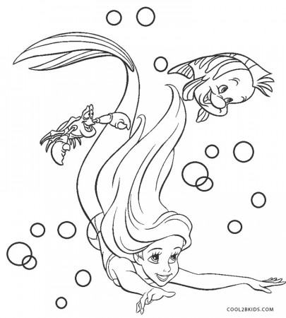 Free Printable Ariel Coloring Pages For Kids | Cool2bKids