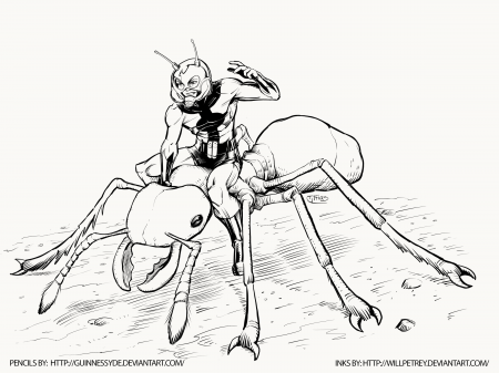 Ant Man by guinnessyde Inks WillPetrey by WillPetrey on DeviantArt