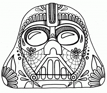 Dia de los muertos coloring pages to download and print for free