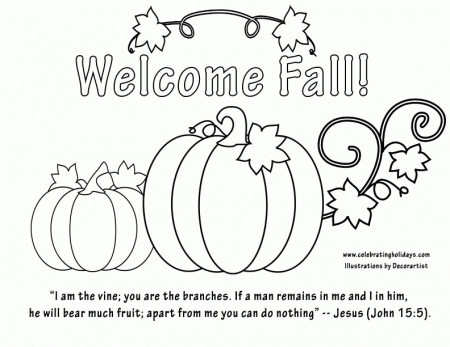 Coloring Pages with Bible Verses for Halloween | Celebrating Holidays