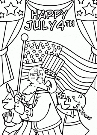 Excellent July 4th coloring page for kids, coloring pages ...