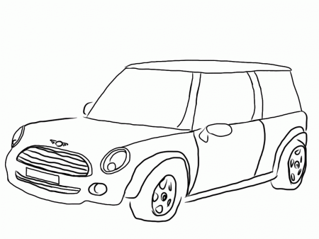 10 Pics of Mini Cooper Cars Coloring Pages - Mini Cooper Coloring ...