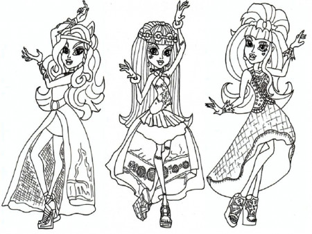 Monster High Baby Coloring Pages (18 Pictures) - Colorine.net | 8062