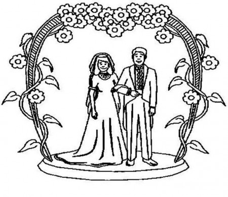 Marriage Coloring Pages