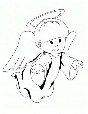 12 Pics of Christmas Coloring Pages To Print Wings - Angel Wings ...