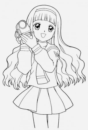 12 Pics of Manga Coloring Pages For Teenagers - Coloring Pages ...