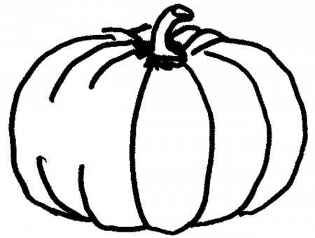 preschool easy fall pumpkin coloring pages printable - Printable ...