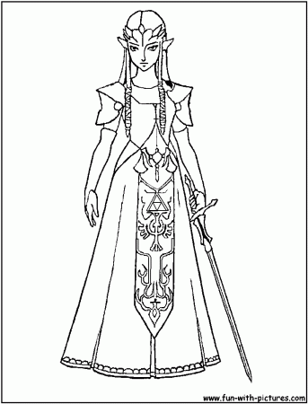 13 Pics of Zelda Coloring Pages - Link and Zelda Coloring Pages ...
