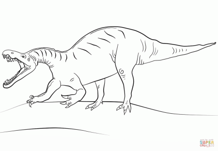 Jurassic World Suchomimus coloring page | Free Printable Coloring ...