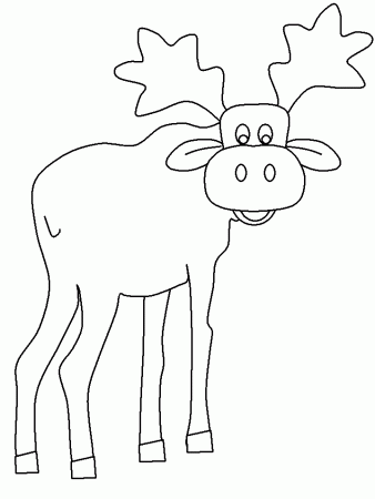 If You Give A Moose A Muffin - Coloring Pages for Kids and for Adults