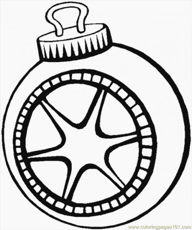 Christmas Ornaments Coloring Pages Printable - Coloring Pages For ...