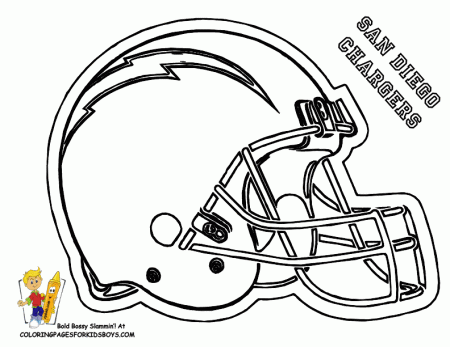 Broncos Helmet Coloring Pages - Colorine.net | #12059