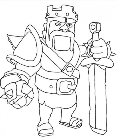 11 Best Free Printable Clash of Clans Coloring Pages For Kids