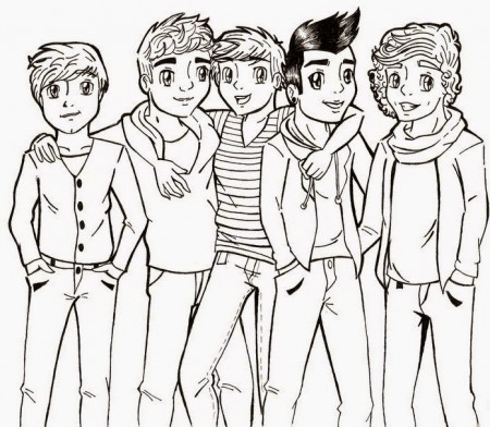 Coloring Pages: One Direction Coloring Pages Free and Printable