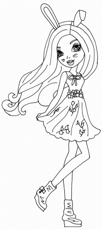 Free Printable Ever After High Coloring Pages: Harelow Ever After ...
