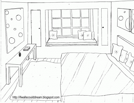 Free Bedroom Coloring Pages - High Quality Coloring Pages