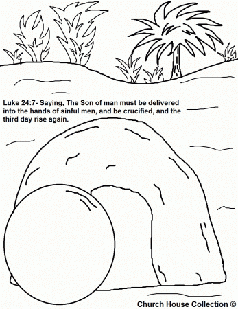 Religious Easter - Coloring Pages for Kids and for Adults