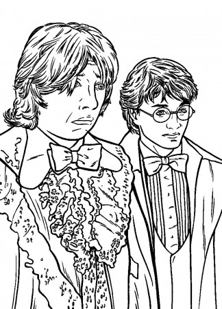 Harry Potter Coloring Pages Ron Weasley