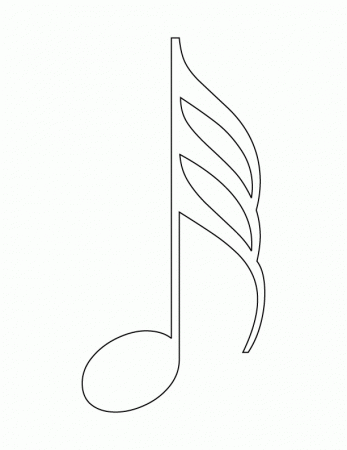 musical notes coloring pages. as simple and fun as a color by ...