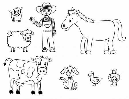 Animal Farm Coloring Pages | proudvrlistscom