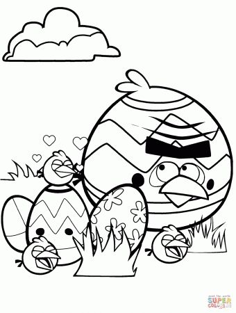 Red Bird from Angry Birds coloring page | Free Printable Coloring ...