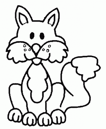 Baby Fox Coloring Pages | Coloring