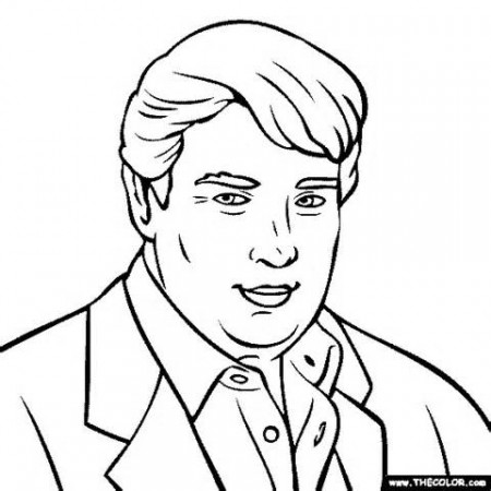 Donald Trump Republican Coloring Page Coloring Pages