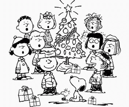 Coloring Pages: Charlie Brown Christmas Coloring Pages and Clip ...