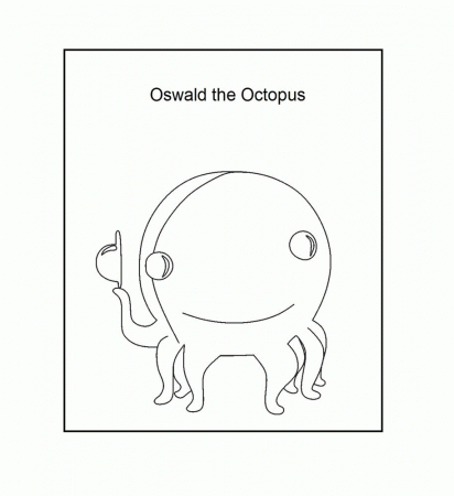 Oswald The Octopus - Coloring Pages for Kids and for Adults