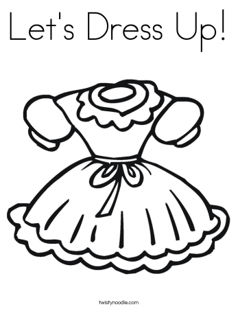 Clothing and Shoe Coloring Pages - Twisty Noodle
