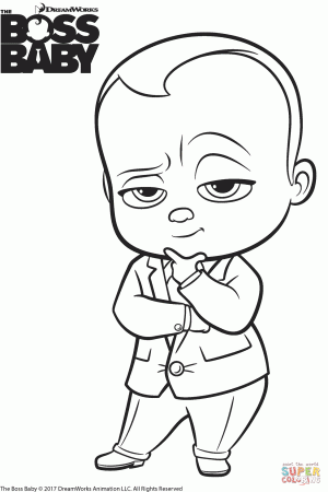 The Boss Baby Templeton coloring page | Free Printable ...