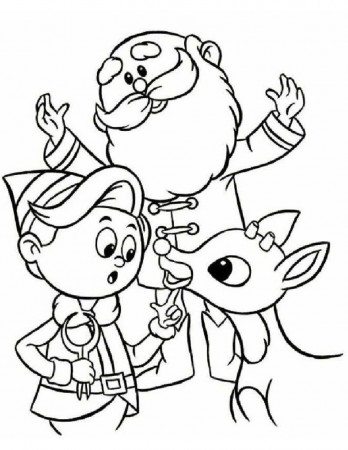 Rudolph Coloring Pages | Free Coloring Pages